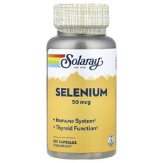 솔라래이 셀레늄 50mcg 100베지캡슐, 1개