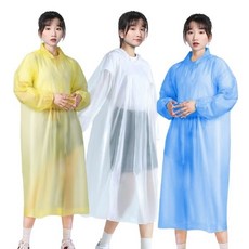 혜명잡화상사 PE 판초우의 우비 구매수량4개 DMG 여행우의 후드우비 캠핑우비 비닐비옷 레인코트