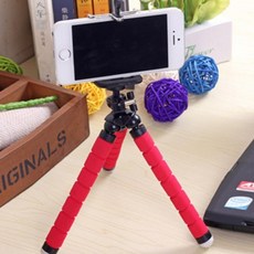 컬러 자바라 미니 스마트폰 삼각대 액션캠 브이로그 영상촬영, 1개, 무작위색상