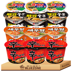 컵라면 큰컵라면 세트 육개장3개 신3개 튀김우동3개 새우탕3개 라면스틱3개