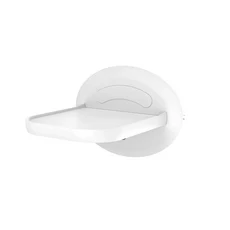 에코 팝 도트 4세대용 벽걸이 선반 홀더 스탠드 Google 홈 미니 네스트 Sonos One Play 1 추가 보안 카메라, 02 White, 01 빠른