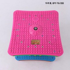 점핑다이어트 허리 홈트 놀이터 트램펄린 헬스용품 점핑보드 가정용, 15기둥 음악 조명 없음