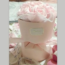 六一兒童節小香風永生香皂玫瑰花束女生生日禮物送女朋友閨蜜, 6朵 小香風*荔枝粉 1個