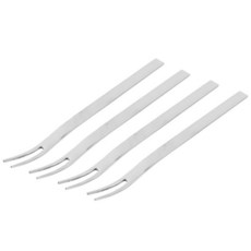 티포크 스테인리스 과일포크 디저트 카페 주방 식기 포크 4개, 상세페이지 참조, 1개