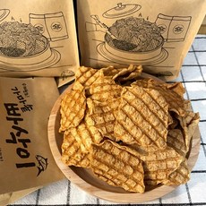 츄잉스낵 어포튀각 가마솥 빠삭이 어육 93.7% 함량 맥주 안주거리 수제간식 주전부리, 5개, 110g