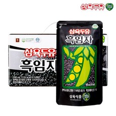 삼육두유 흑임자 두유 파우치, 190ml, 15개