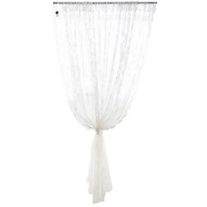 케이트가든 물결 레이스 문발 커튼 75x150cm 창문가리개 커튼