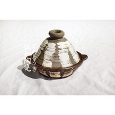 佐和陶瓷餐具批發 唐金刷毛目5號鍋 日本製 XL13075-40 砂鍋 直火 火鍋 燉鍋 刷毛, 1個