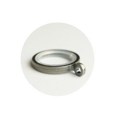 鋅合金 窗簾桿吊環 26mm 20入一組 適用19mm窗簾桿, 古銀