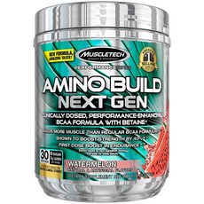 MUSCLETECH BCAA支鏈胺基酸補充粉, 276g, 1罐, Watermelon