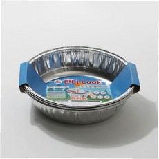 직화 캠핑 알루미늄 일회용 원형 만능 냄비 용기 3개입, 판다쿡 직화(일반), 원형2호 3P