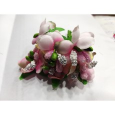 新小朵大花蕊圓滿花1把5朵*4 乾燥壓花材料包 台灣現貨速發 DIY手工藝品裝飾 圓滿花, 淺粉色