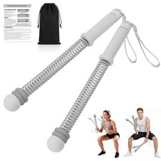 HolyElks 로프리스 배틀 로프 조절 가능한 가중 무선 트레이너 홈 짐 HIIT 저충격 운동용 43.4cm(17인치) 휴대용 슬라이딩 저항 링 및 보관 가방 포함 (, 회색