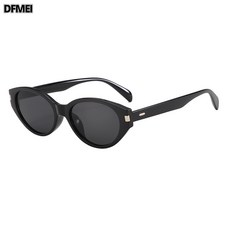 DFMEI 新款高級感時尚太陽鏡女貓眼眼鏡遮陽復古窄框墨鏡潮