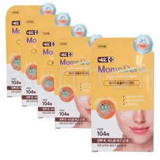네오 맘스덤 하이드로콜로이드밴드 대용량104매/여드름/상처/점뺀후/패치/밴드, 5개