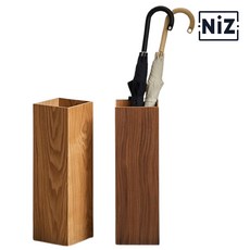 히키스 사각 우드 우산꽂이, 1개, 월넛