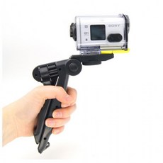 액션캠 삼각대 셀카봉 핸드 그립 마운트 거치대 브이로그 촬영용 호환, 1개, 상세페이지 참조