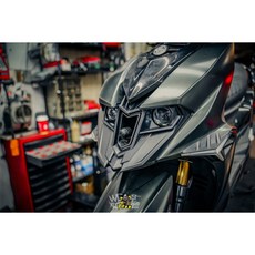 APEXX 大燈蓋總成 中間進氣孔可拆加裝 行車鏡頭適用 JETSR JETSL SL158, 1個