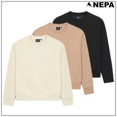 네파 7L25360 여성 간절기 맨투맨 멜로우 세미크롭 스웨트셔츠 GDW218 KKX744