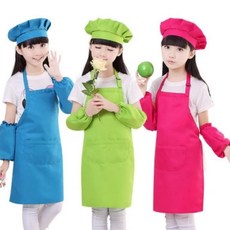 유아앞치마 3종세트 어린이앞치마 미술 유치원 초등학생 어린이집 요리 쿠킹