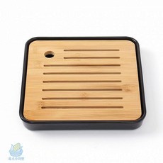 옥수수마켓 정사각 다기 트레이 차판 1개 다기세트