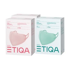 에티카 에어라이트 라운드 대형 핑크 10매입 x 2개 + 대형 민트 10매입