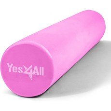 Yes4All EVA 스티프 백 폼 롤러 - 운동 요가 필라테스 라운드 백 롤러 30/45/60/90cm, 1개, 상세페이지 참조