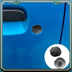 스즈키 지미 JB64 2019-2022 도어 잠금 커버 외부 액세서리에 대한 업그레이드 된 2PCS 자기 자동차 구멍, 01 Black