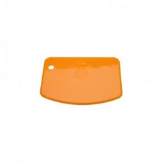 베이킹 플라스틱 둥근 스크래퍼 반죽칼 알뜰주걱 (화이트)