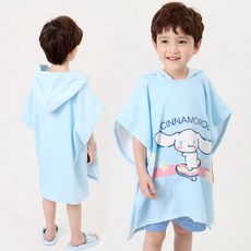 [DND] 산리오 시나모롤 아동 후드 판쵸-블루