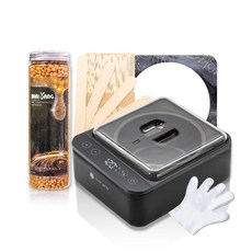 mini yang 低痛感星空熱蠟除毛基礎套組 永夜熱蠟機, 400g, 1個