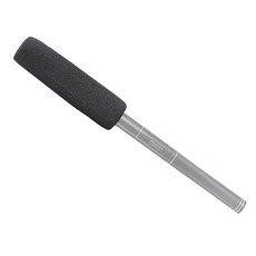 길이 16cm 마이크 폼윈드스크린 스펀지커버 바람소리 감소 마이크 보호 팝필터, 블랙(단일색상), 1개, 블랙(단일색상)