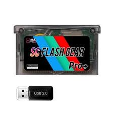 쿠쿠스토어 SCFW V1.5 미니 카드 1000+ 게임 내장 플래시 GBA NES 호환) 어댑터 포함 8G TF 콘솔 액세서리, 03 SCFW Black