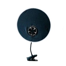 Buggygear 二合一行動風扇 - 遮陽抗UV USB充電風扇 夾扇 3檔風速調節 角度自由調整 推車提籃車內適用, 黑色, 1個