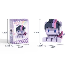 내 작은 조랑말 빌딩 블록 Lega Equestria Girls 그림 Twilight Sparkle 빌딩 블록 만화 캐릭터 어린이를위, W3009, [00] W3009