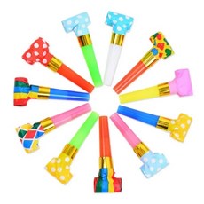 20/40Pcs 다채로운 줄무늬 파티 경적 휘파람 소음 제조 업체 생일 용품 Pinata 축하 장식, 01 Random Color 20pcs