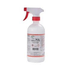 醫強 75%酒精 噴頭分裝瓶 500ml, 1個, 75%酒精500ml(一瓶)<含噴頭>