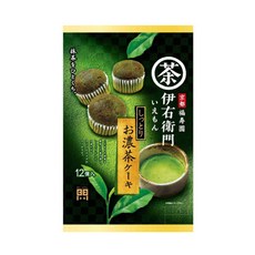 일본 몬토와루 이에몬 촉촉한 말차 케잌 한입크키 12개입