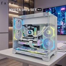 페이버 리안리 VISON-M 화이트PC RTX 5070 NYOTA Ultra 쿨러팬 셋업, 윈도우 11 홈, 1TB, 32GB, 지포스 RTX 5070, [AMD] 라이젠7 그래니트 9800X3D