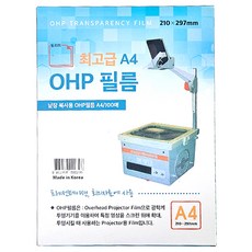도리미 OHP 필름 A4 100매 낱장 복사용, 단품