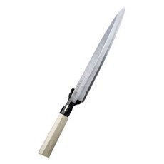 KAI 貝印 関孫六 錦鯉 本鋼 魚刀, 1個, 銀色 + 黑色 + 木質