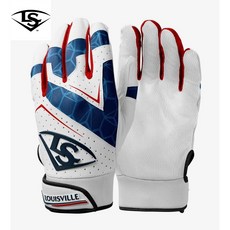 LS 路易斯威爾 打擊手套 GENUINE V2 棒壘球 WB573070 專業棒球手套 舒適透氣, 紫色,2XL, 1個