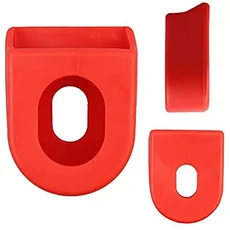 HASSNS MTB 슬리브 통합 PE 산악 연결로드 실리콘 캔들 보호대 자전거 크랭크, a pair of d, 한개옵션1