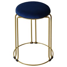 화장대 의자 쌓을수있는 식탁, 심블루 벨벳 두껍고두꺼움