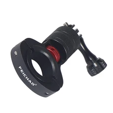 알루미늄 자전거 핸들바 마운트 (고프로 13 인스타360 ONE X3 X4 DJI 오즈모 360 액션 3 4 카메라 산악, 01 빠른  Mainland, 02 Black Red Logo Set