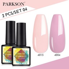 Parkson 매트 탑 코트 젤 네일 광택제 키트 베이스 세트 UV LED 아트 매니큐어 프라이머 소크 오프 2, ZH04