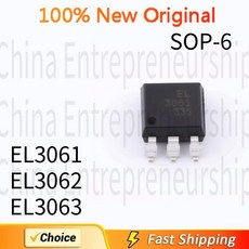 10 PCS SOP-6 EL3061 EL3062 EL3063 SMD 사이리스터 드라이브 옵토 커플러 100%원본/, [02] EL3061