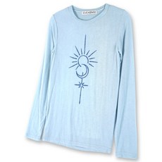 [다미쉬] 데이 앤드 나이트 시어 롱 슬리브_스카이블루