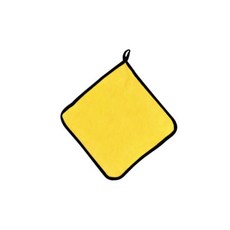 정사각 세차 극세사 양면 타올 30x30, 1개, 상세페이지 참조