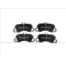 VAG小賴汽車 Cayenne Macan 前輪 Brembo 陶瓷來令片 P65043N 全新 煞車皮, 1個, P65043N+感應線2條